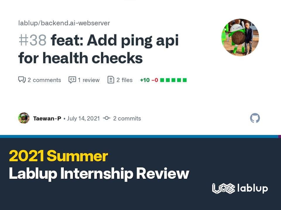 2021 Summer Lablup Internship Review