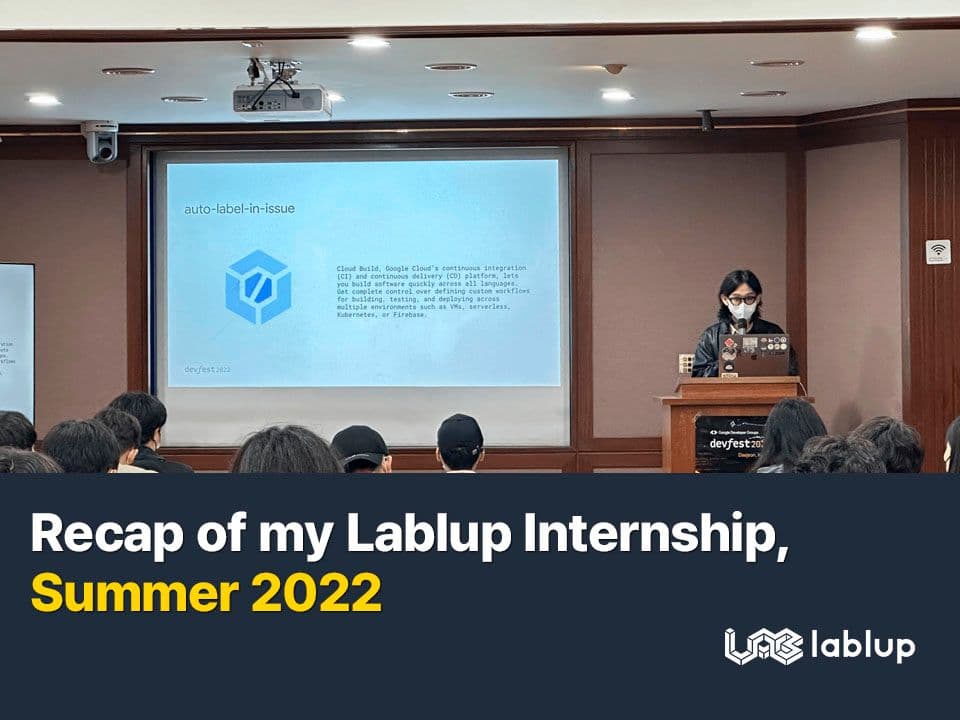 Recap of my Lablup Internship, Summer 2022