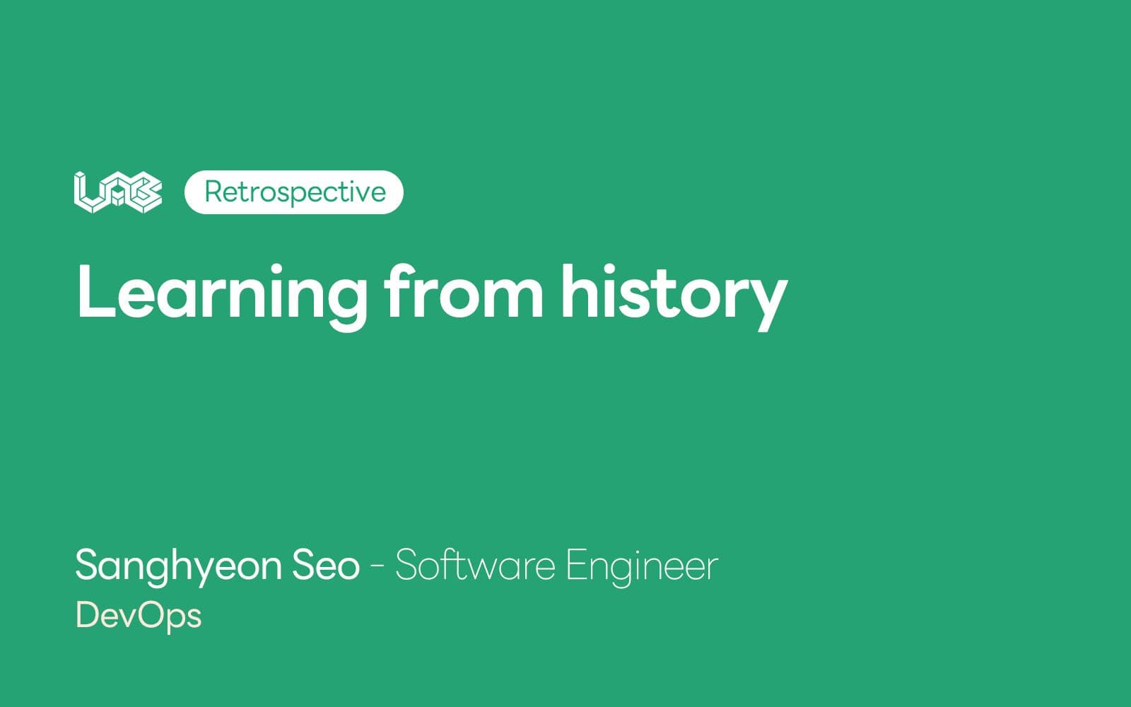 Learning from history