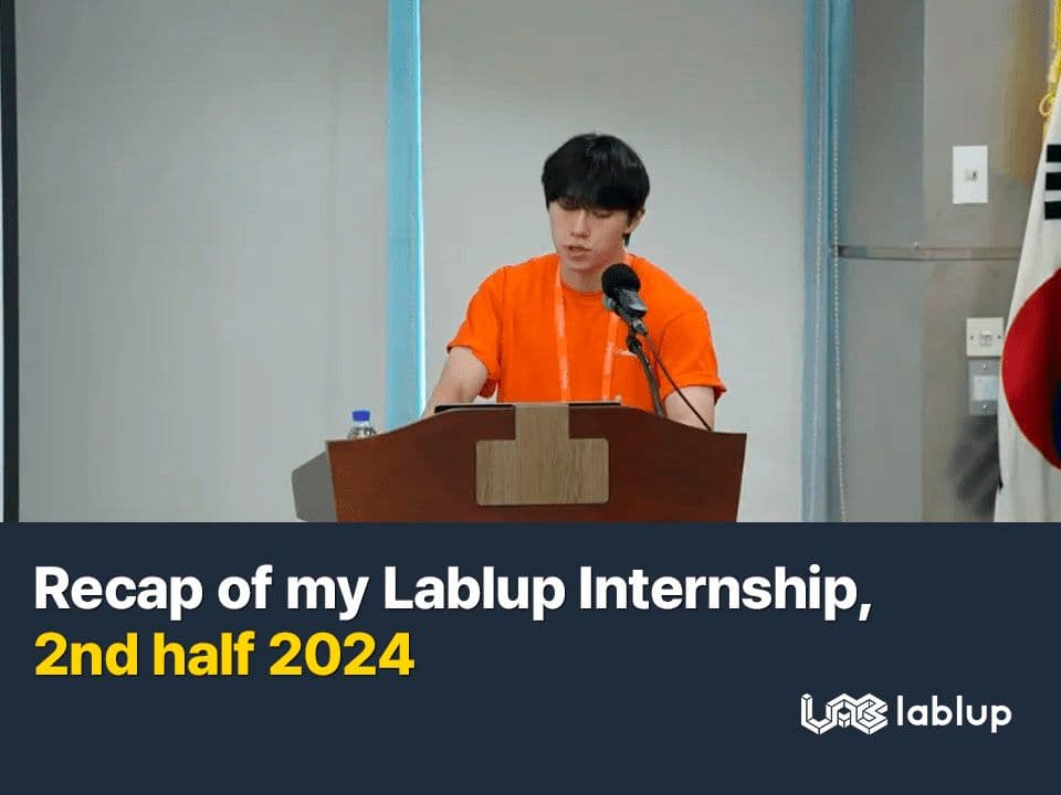 Recap of my Lablup Internship, 2nd half 2024
